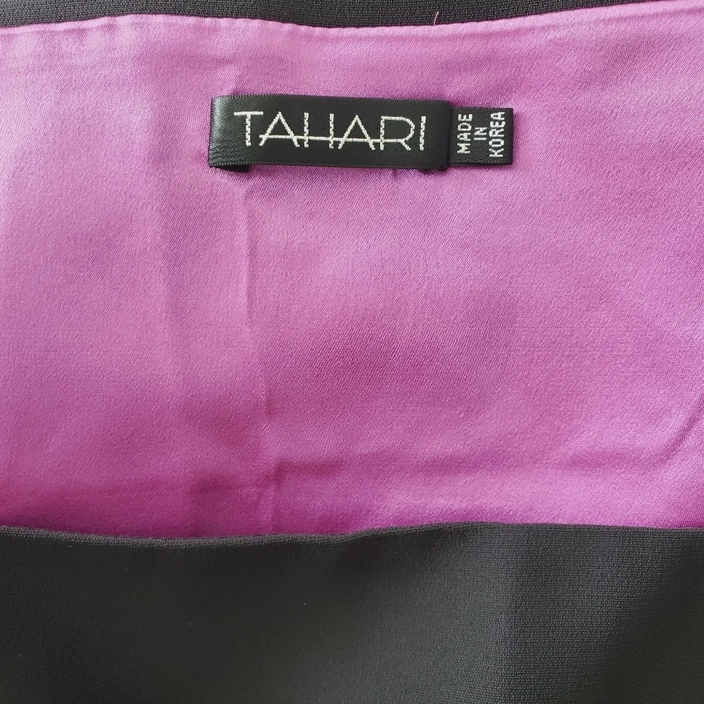 NEW Tahari Black Long Dress - Picture 4 of 6